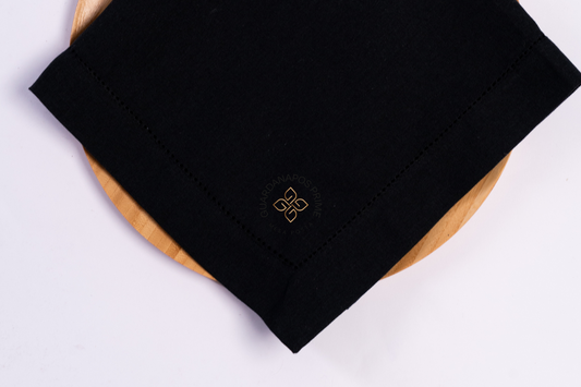 Linen Blend Napkin - Black