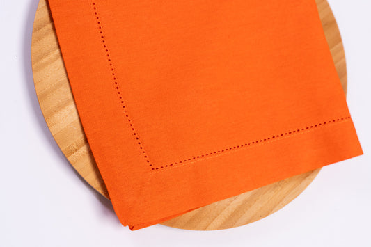 Linen Blend Napkin - Orange