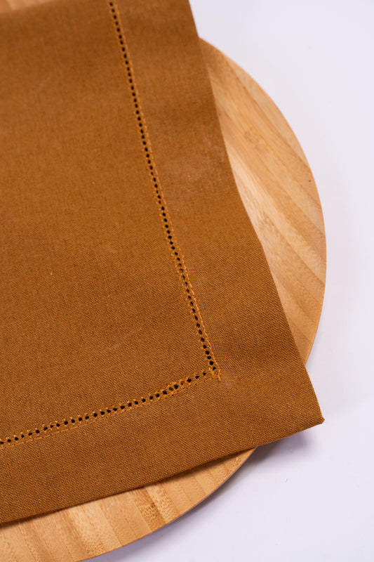 Linen Blend Napkin - Caramel
