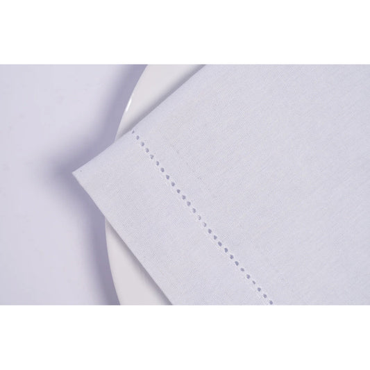 Guardanapos Mesa Posta Ponto Ajour Kit 80 Unidades Branco Liso