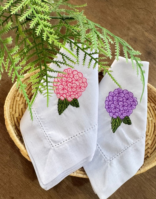 Guardanapo Bordado Hortênsia