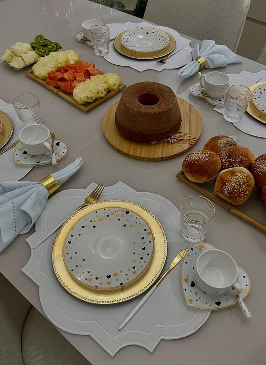 Jogo Americano Branco