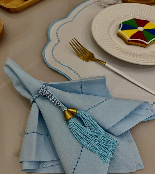 Jogo Americano Azul Claro