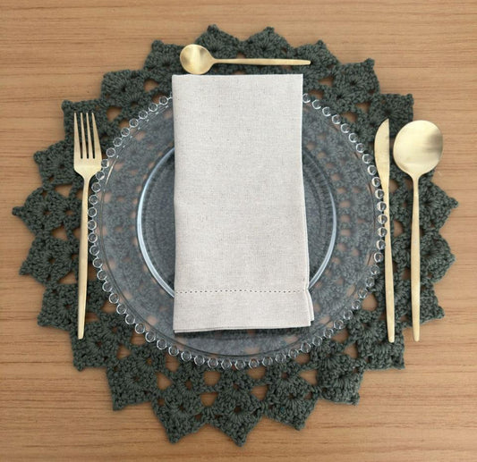 Americano Crochê Moss Green