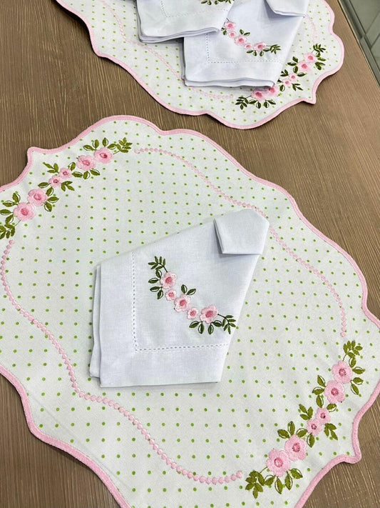 Jogo Americano Flores