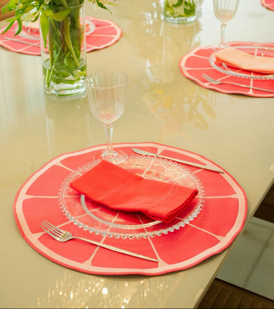 Sphere Placemat - Pink