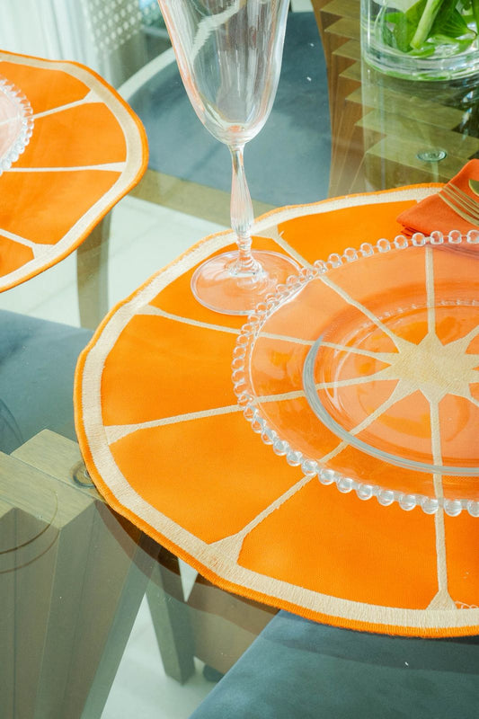 Jogo Americano Cítrico - Laranja