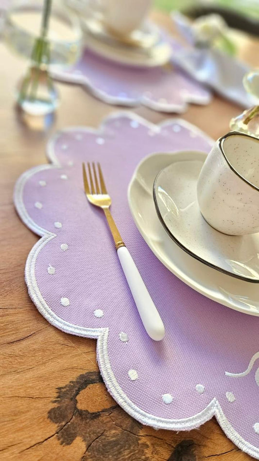 Jogo Americano Laço Lilás