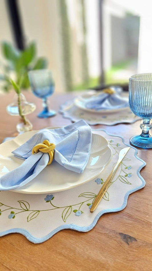 Jogo Americano Fiore Azzurri