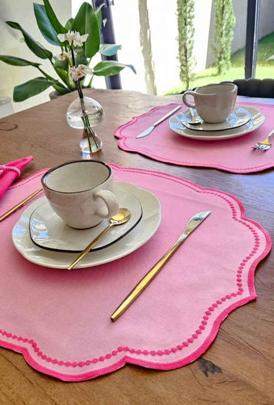 Jogo Americano Light Pink