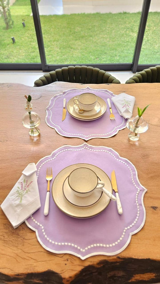 Jogo Americano Lilás