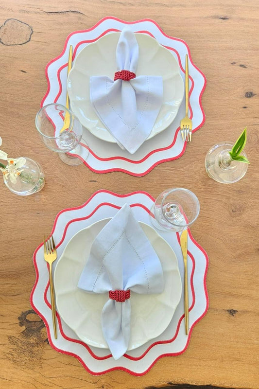 Jogo Americano Vermelho