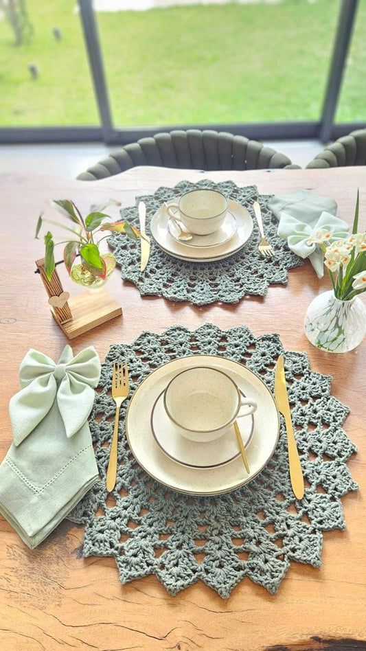 Americano Crochê Green