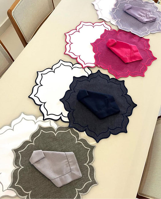 Jogo Americano Aurora Azul