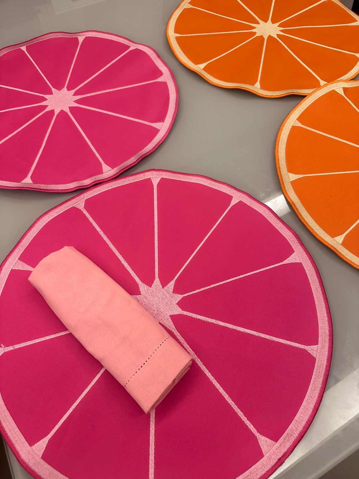 Sphere Placemat - Pink