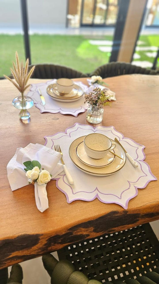 Jogo Americano Petals Lavanda