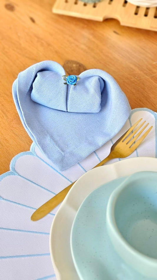 Jogo Americano Azul Claro