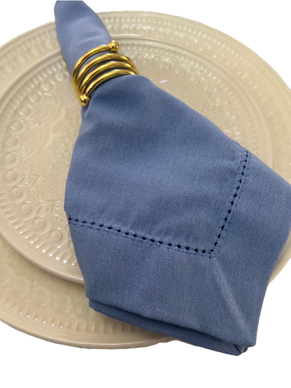Linen Blend Napkin - Hydrangea Blue