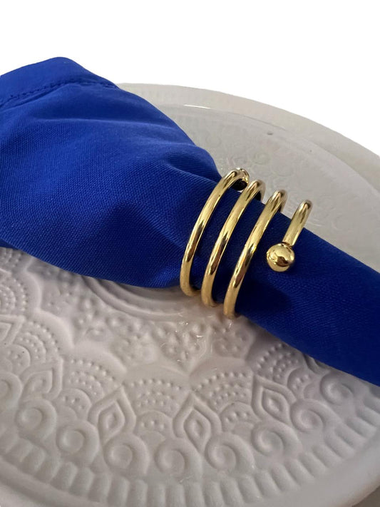 Linen Blend Napkin - Royal Blue