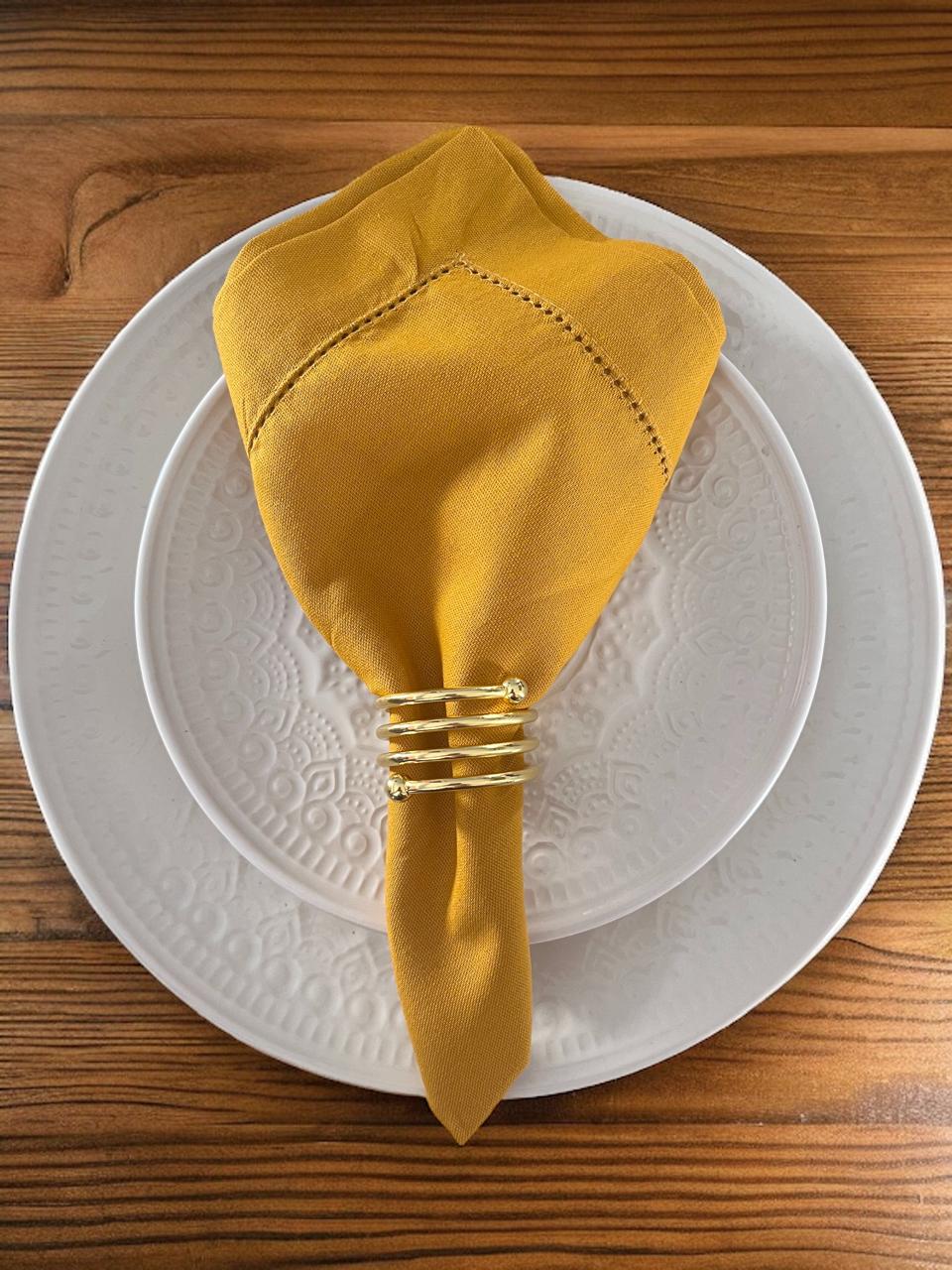 Linen Blend Napkin - Mustard