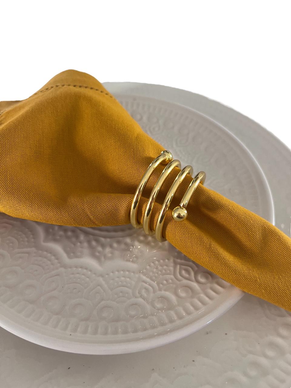 Linen Blend Napkin - Mustard
