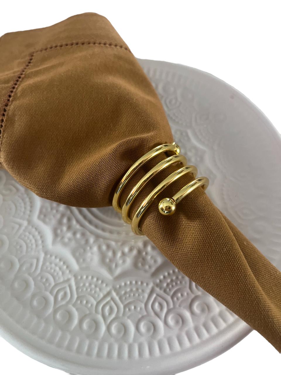 Linen Blend Napkin - Caramel