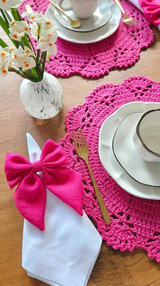 Americano Crochê Pink