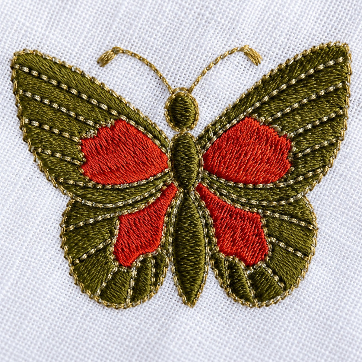 Guardanapo Bordado Borboleta