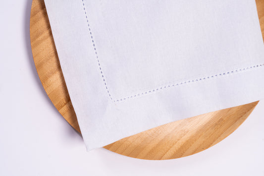 Linen Blend Napkin - White