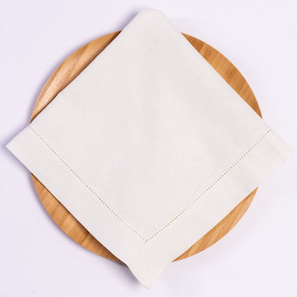 Linen Blend Napkin - Off White
