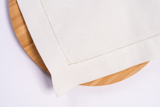 Linen Blend Napkin - Off White