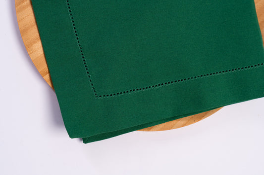 Linen Blend Napkin - Flag Green