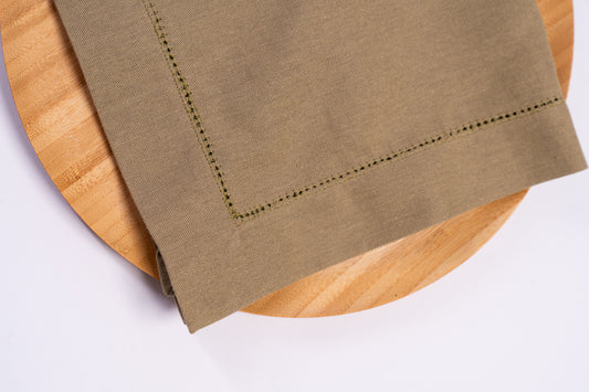 Linen Blend Napkin - Dry Leaf Green