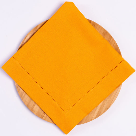 Linen Blend Napkin - Canary Yellow