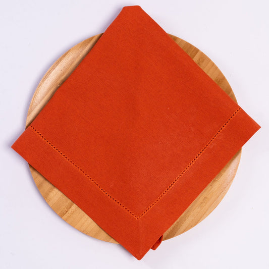 Linen Blend Napkin - Terracotta