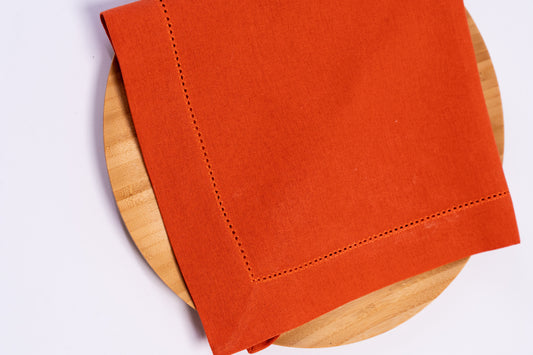Linen Blend Napkin - Terracotta