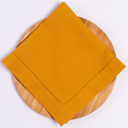 Linen Blend Napkin - Mustard