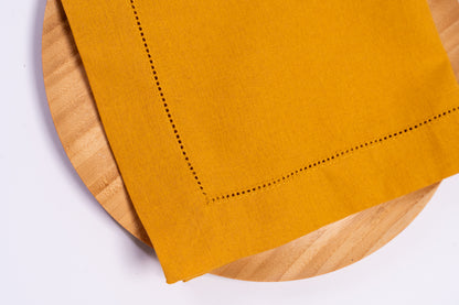 Linen Blend Napkin - Mustard