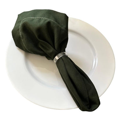 Kit Com 10 Guardanapos Linho Misto 45x45cm