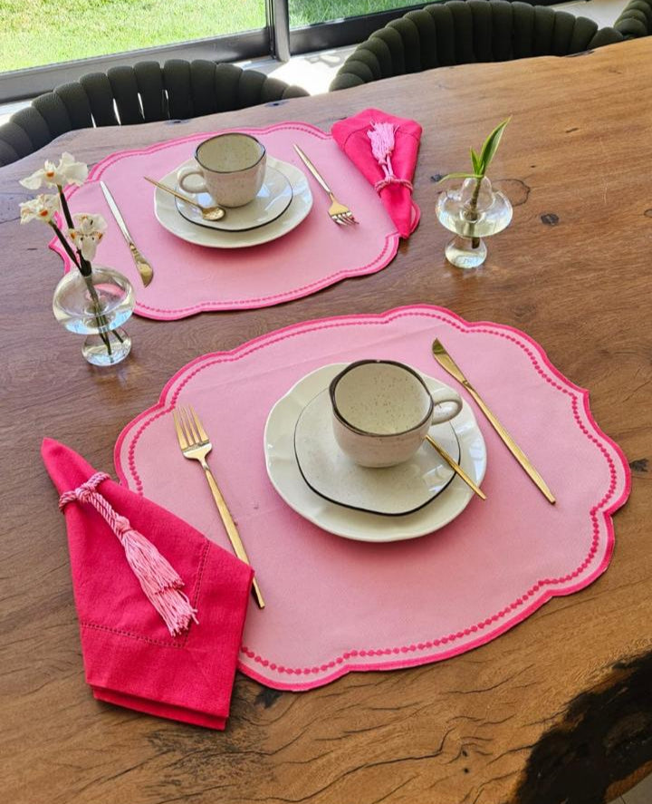 Jogo Americano Light Pink