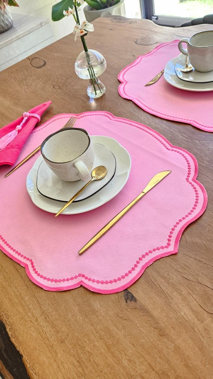 Jogo Americano Light Pink