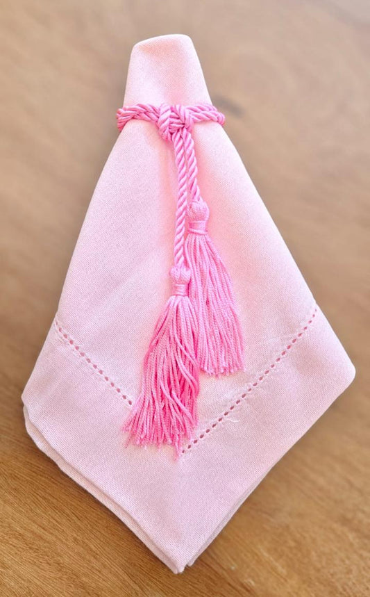Anel de Guardanapo Franja Rosa