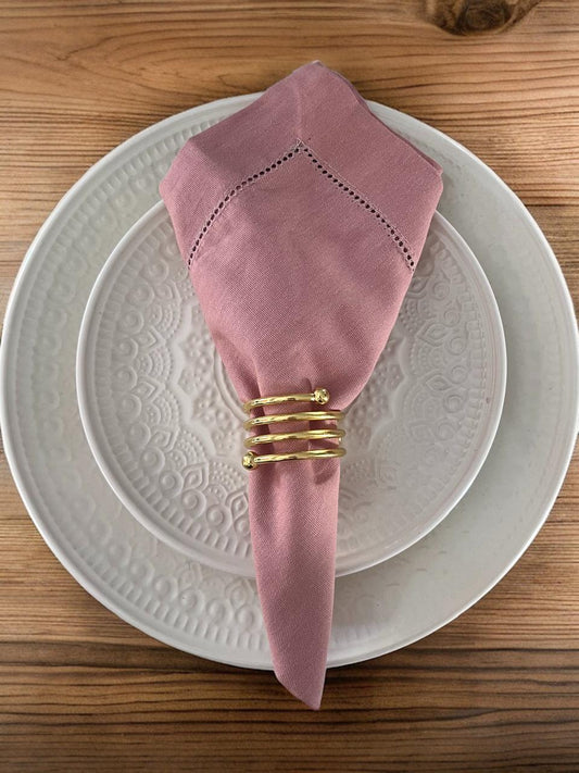 Guardanapo Linho Misto - Rosa Pó