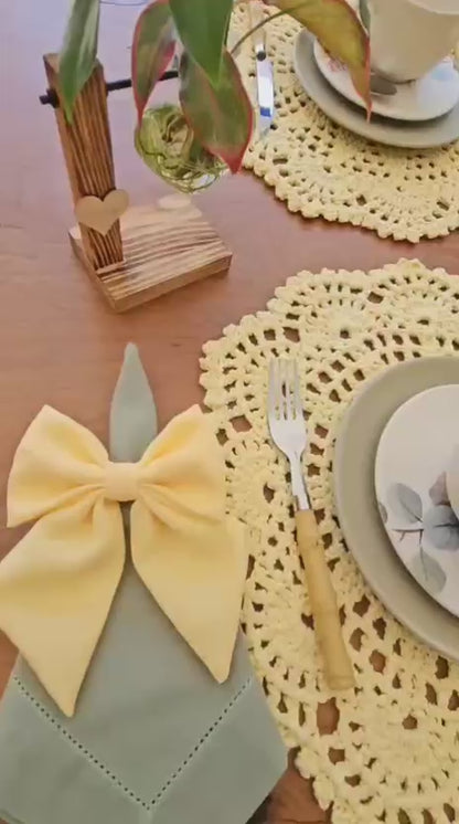 Americano Crochê Amarelo